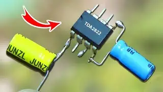 How To Make Simple Mini Audio Amplifier Circuit TDA2823 ic
