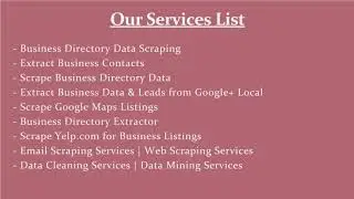 Extracting Plumbers Email List from Yelp