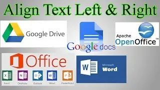 Align Text Left and Right on Same Line with tab stops (Google Docs, OpenOffice, Microsoft Word)