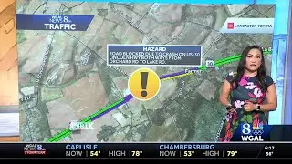 Crash shuts down part of Route 30 in York County