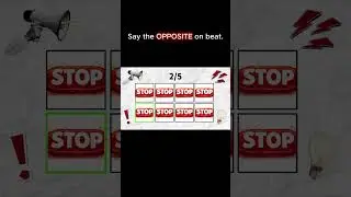 Say the OPPOSITE on Beat (GO &harr; STOP)
