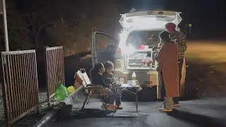 @ 23-12-2025 || Jammu poonch Highway || we made dinner with our grandchildren.camping couple of jmu.