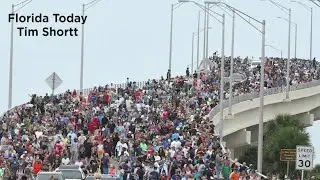 Titusville considers changes at popular rocket launch viewing area after massive crowds