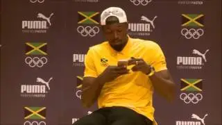 Bolt amused by 'journalist' rap