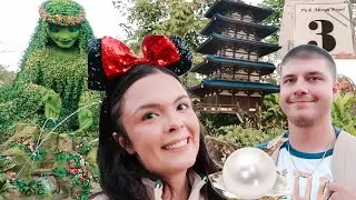 I FINALLY Picked a Pearl in Epcot! Park Hop With Us | WDW Dec 2023