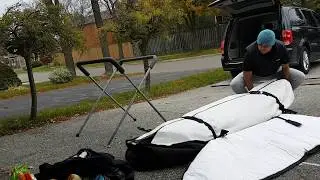 Quickly Packing a Surfboard Bag for Travel