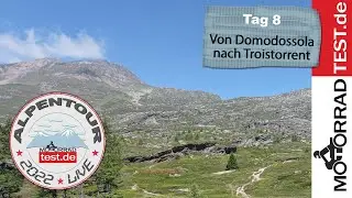 Alpentour 2022 | Tag 8 - Von Domodossola nach Troistorrent