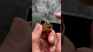 Tree of Life Gold Stainless Steel Ring