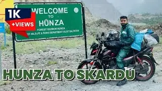 HUNZA TO SKARDU | HONDA CB 150F | MS MOTOVLOGS | MSDR