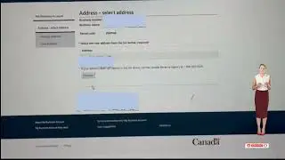 How to update Address using My Business Account of Canada Revenue Agency