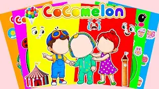【Paper DIY】Decorate Sticker Book with JJ FEAR the CIRCUS & CODY, YOYO COMFORT him | Sticker Book DIY