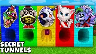 CHOOSE THE RIGHT CLOSED ROUND PIT CHEF MONKEY FREDDY SIRENHEAD SUN AND MOON VANNY HUGGY IN MINECRAFT