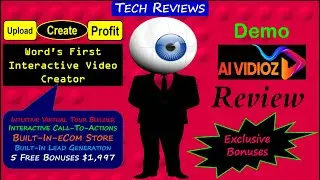 AI Vidioz Review, Bonuses, Demo: Create & Sell Engaging 360* Virtual Tours Videos In Just 3 Clicks