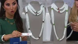 Heritage Jewelry Multi Strand White Simulated Pearl Necklace on QVC