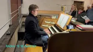 RADUJTE SE NARODI, božićna popijevka (orgulje & puk)