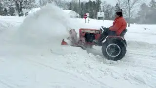 January 26, 2026 - Snow Removal With My Case 446 / 448 Tractor