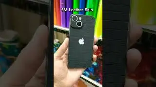 3M Leather Skin wrap for iphone 15 #crocodile #mobileskin #sticker #shorts #laser #lasercutting #art
