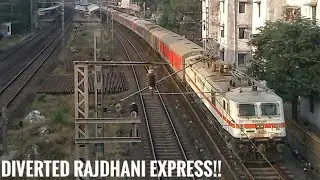 गुज्जर आंदोलन! Heavily Delayed Diverted Rajdhani's Of Western Railways!