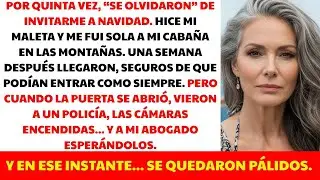 Mi familia me olvidó en Navidad… me aislé en mi cabaña, pero una semana después quisieron entrar