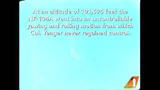 ACIDENTE AVI&Atilde;O do CORONEL CHUCK YEAGER LOOCKHEED (Reg. NF-104A) (10.12.1963) Base A&eacute;rea Edward-E.U.A
