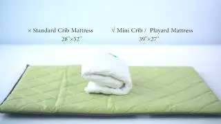 Biloban Pack n Play Crib Mattress Pad -  100% Cotton