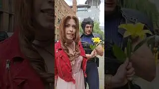Prom? #Cosplay #Cosplaying #Cosplayers #ComicCon #FinalFantasy #FF7 #Aerith #ZackFair