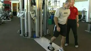 Performance Trainer - 3 - Linear and Lateral Slide Board Squat