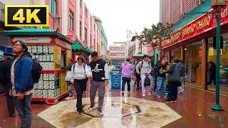 【4K】Así se ve el Centro de Lima | Calle Capon - Barrio Chino peruano | Walking street 4K