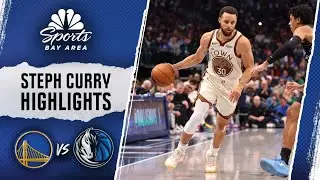 Steph Curry highlights: Watch Warriors star score 38 points in loss to Mavericks | NBC Sports BA