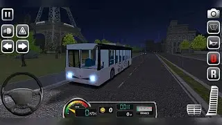 Bus Simulator 2015 !!! Bus Driving in Paris City #3 | Android GamePlay
