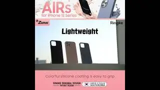 Ringke AIR S Series for Apple iPhone 12 Mini / 12 / 12 Pro / 12 Pro Max Protective Phone Case&Casing