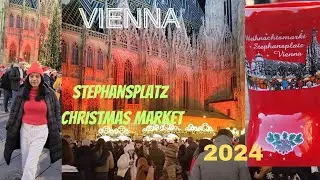 VIENNA CHRISTMAS MARKET 2024 | STEPHANSPLATZ (ST. STEPHEN’S SQUARE) | AUSTRIA | THRESI VIENNA