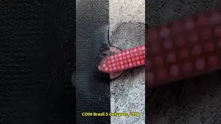 🇧🇷 Let's Clean The Coin Brazil 5 Centavos, 1998 #shorts
