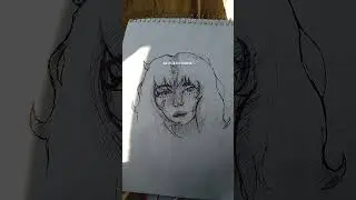 DESENHO HACHURADO.Feito pelo meu irm&atilde;o ✨#drawing #shorts