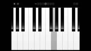 Tocando Ode Alegria em um app de piano(pq n&atilde;o tenho piano kkkk)