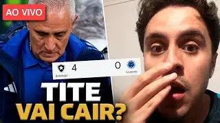 TITE PODE SER DEMITIDO ainda nessa live... 🦊 (Botafogo 4 x 0 Cruzeiro)