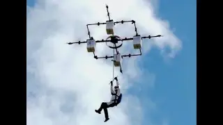 First drone base jump completed by skydiver Ingus Augstkalns