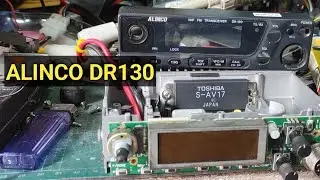 Alinco dr130 matot. Ganti lcd