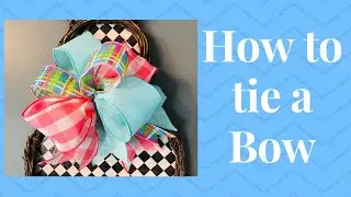 Easy Bow Tutorial using 3 Colors of Ribbon 🎀