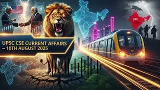 US-India Tariff Clash, Multi-Alignment Test, ECI Delists 334 Parties | CAD 10th August 2025 |