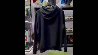 TNF hoodie black