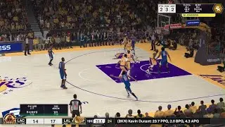 NBA 2K25 3rd Season LA Lakers vs LA Clippers Regular Magic Johnson 17p 6stls