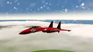 20 Minutes of Winter/Christmas Airplane Cinematic with calming music.