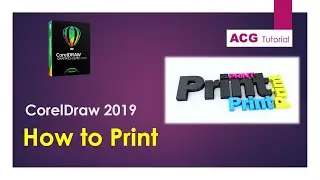 Print Option - In CorelDraw 2019 - By Amol Gulekar | in Hindi