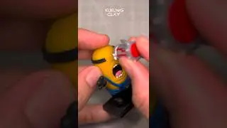 Making Mega Minion Mel with Polymer Clay. (Despicable me 4) #shorts