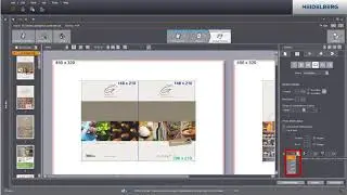 2up Brochure Production with Prinect DFE.