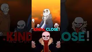 Sans Vs Fell! Sans Is KINDA CLOSE🤔 #sans #undertale #underfell #fellsans #undertaleau #underverse