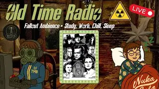 📻 Old Time Radio in the Wasteland | Fallout Cozy Cabin Ambience 🔥 Sleep, Study, Relax