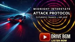 Midnight Interstate Attack Protocol – Long Haul Signal Burn｜Futuristic Trance × Hip-Hop Night Drive