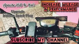 NGK Iridium Spark Plug Upgrade #Apache 160 4v bs6//200 4v bs6//#ngk//#iridium//Performance//Mileage.